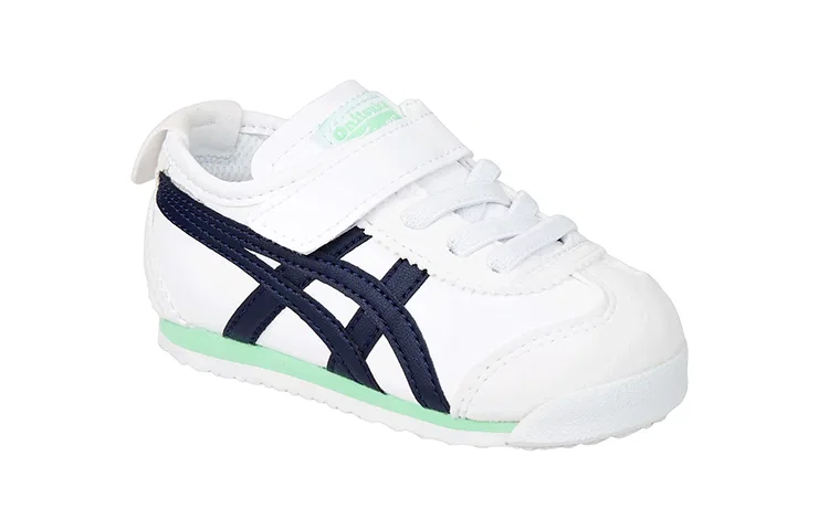 Детские кроссовки для малышей с кожаным и замшевым верхом MEXICO 66 Onitsuka Tiger, Black — фото 3