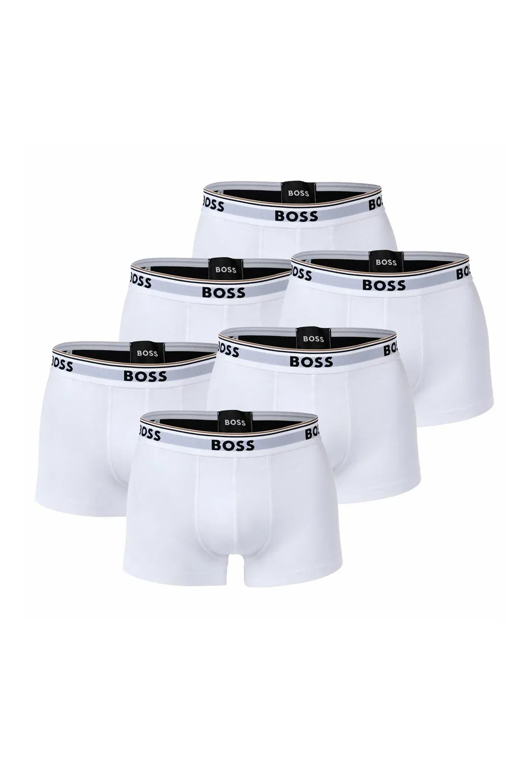 6 упаковок - трусы Boss, Weiß