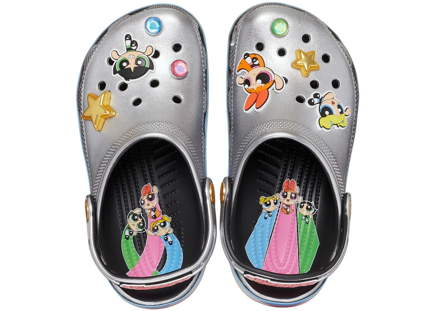Детские сабо-клоги The Powerpuff Girls Crocs, Black — фото 2