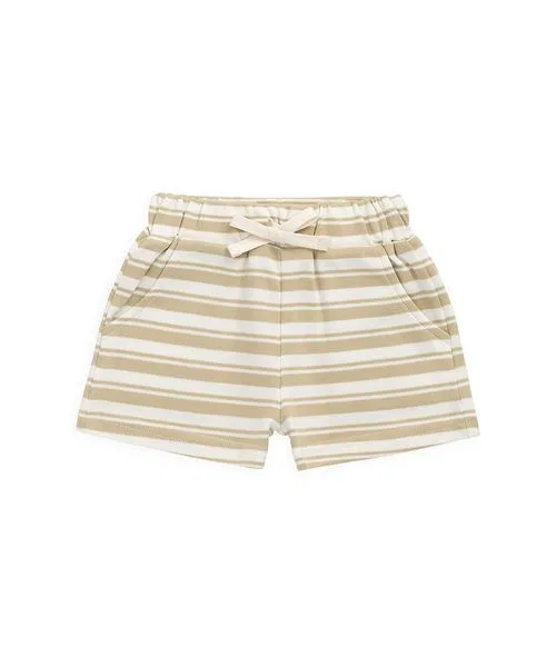 Детские шорты с принтом Double Stripe Hay/Cloud JAMIE KAY, Khaki — фото 2