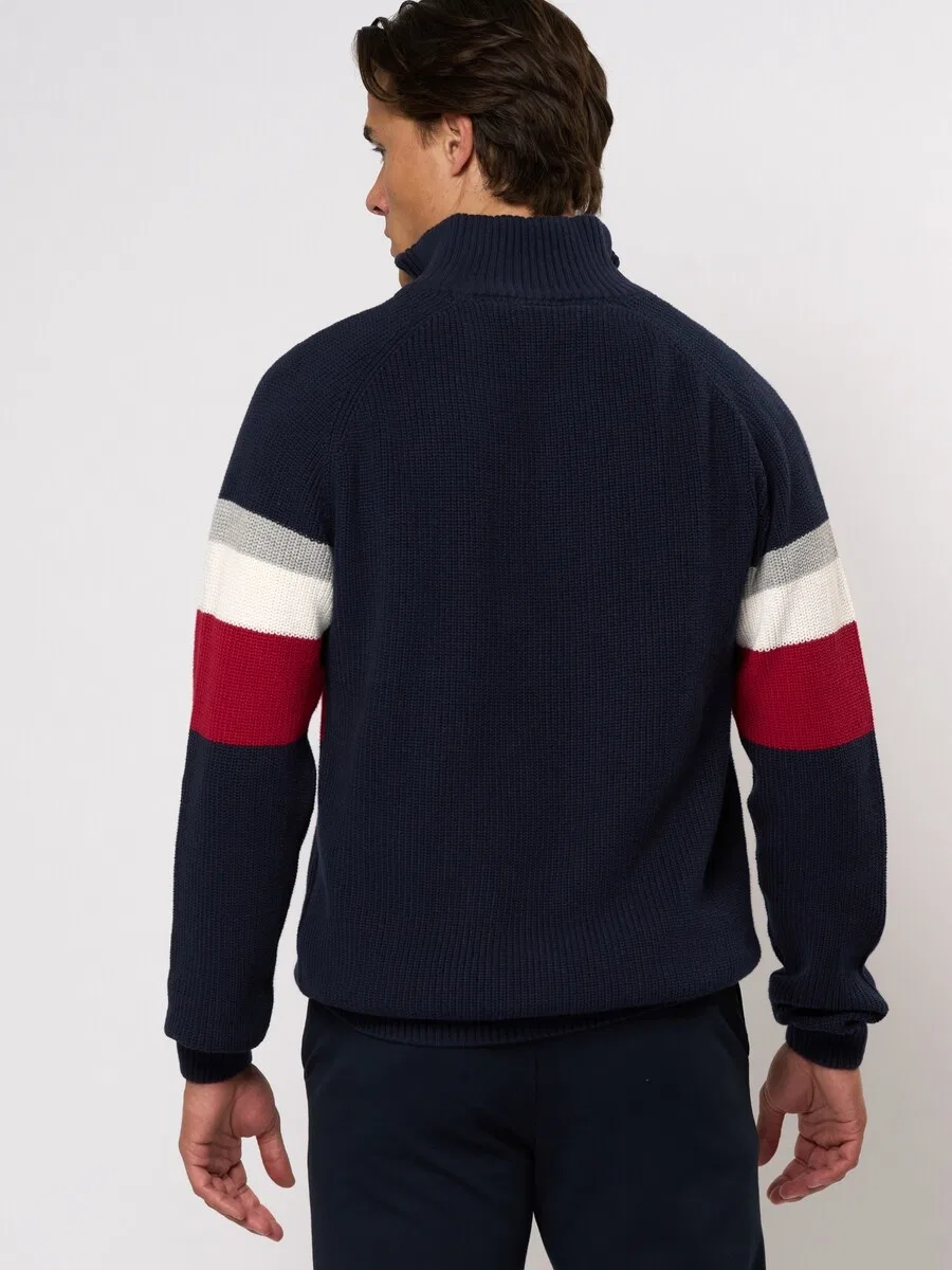 Свитер U.S. Polo Assn. 'UMRicco' черного цвета — фото 4