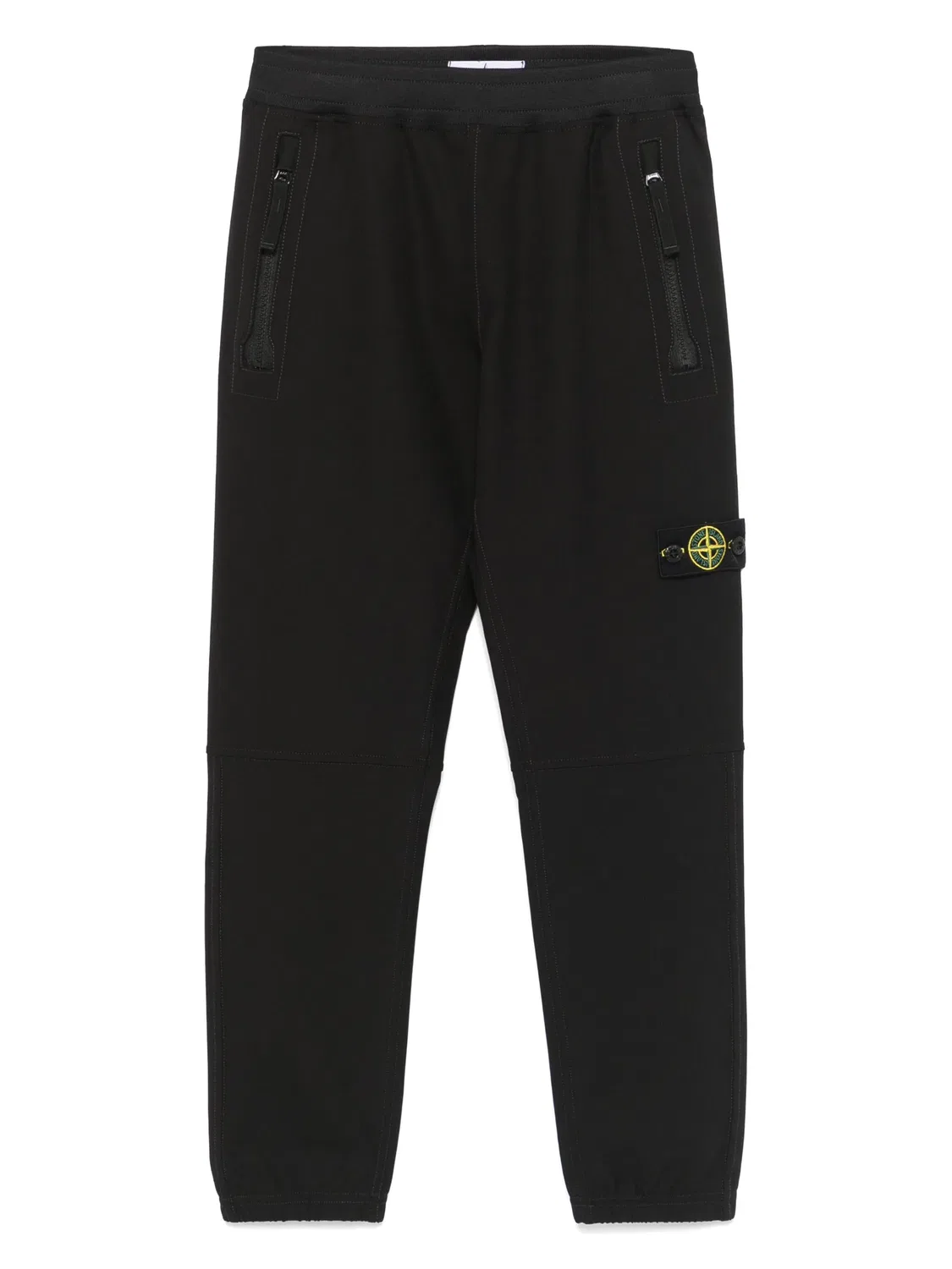 Брюки с значком компаса Stone Island, черный