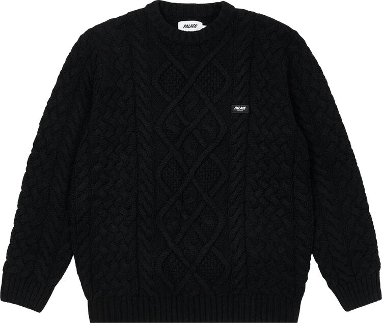 

Джемпер Palace Cable Knit 'Black', черный