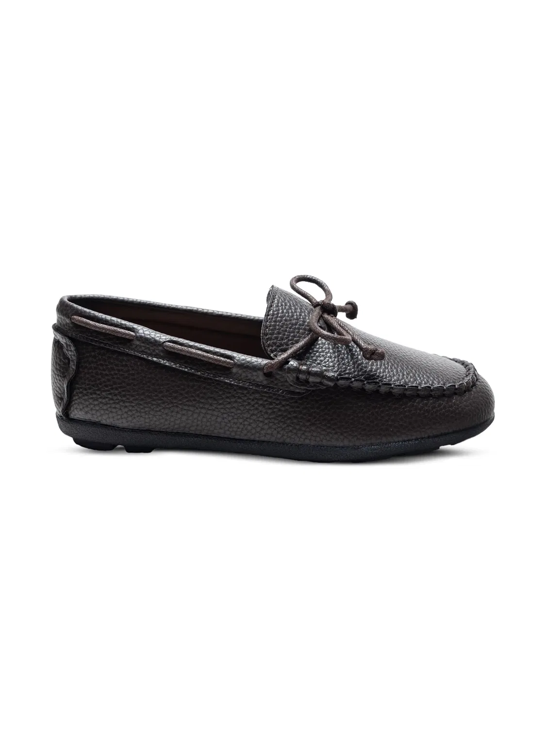 Moustache Замшевые мокасины коричневые для мальчиков — фото 3