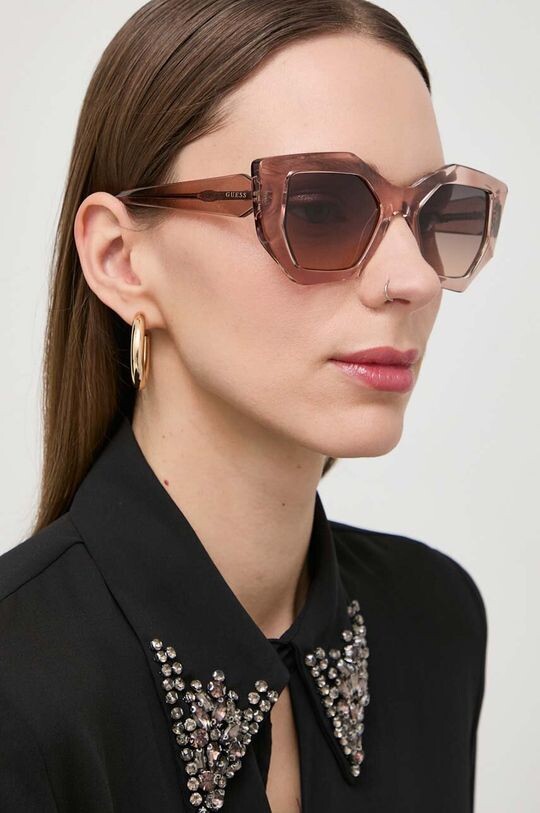 

Солнечные очки Guess, бежевый