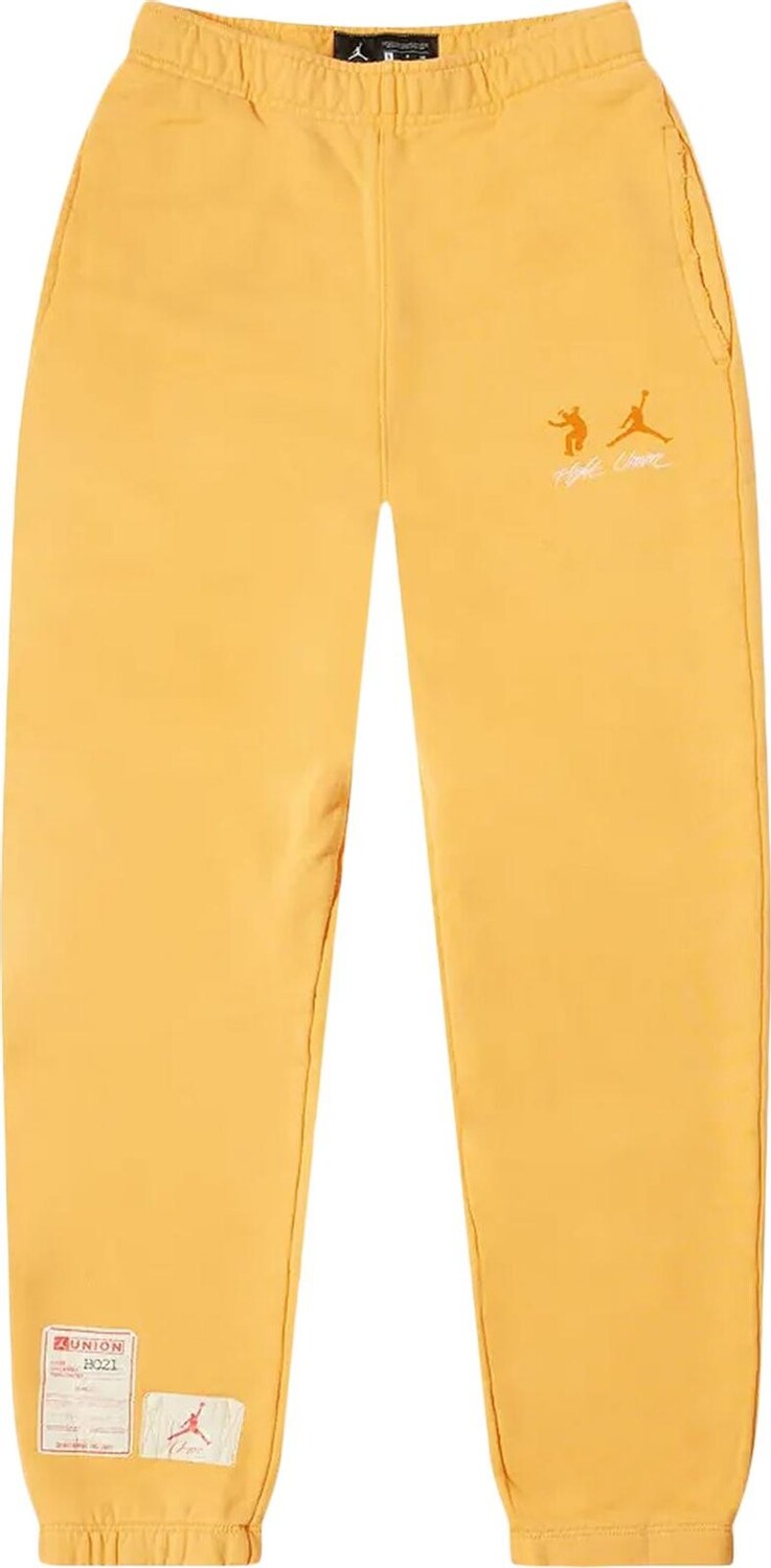 

Джоггеры Air Jordan x Union LA Fleece Joggers 'Sport Gold', желтый