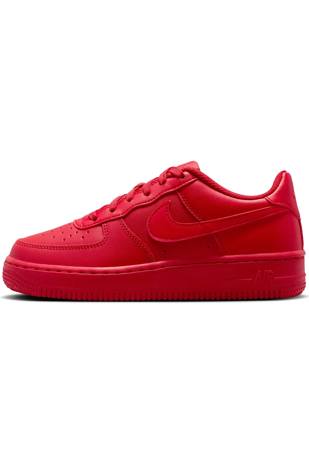 Детские кроссовки баскетбольные Air Force 1 Nike, University Red/Black/Red — фото 2