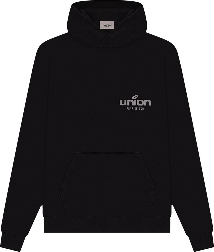 

Худи Fear of God Essentials x Union Vintage Pullover Hoodie 'Black', черный