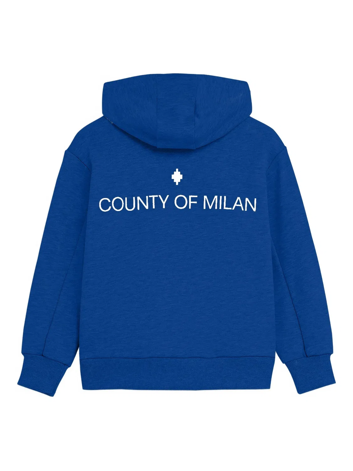 Толстовка на молнии с капюшоном Marcelo Burlon County of Milan, синий — фото 2