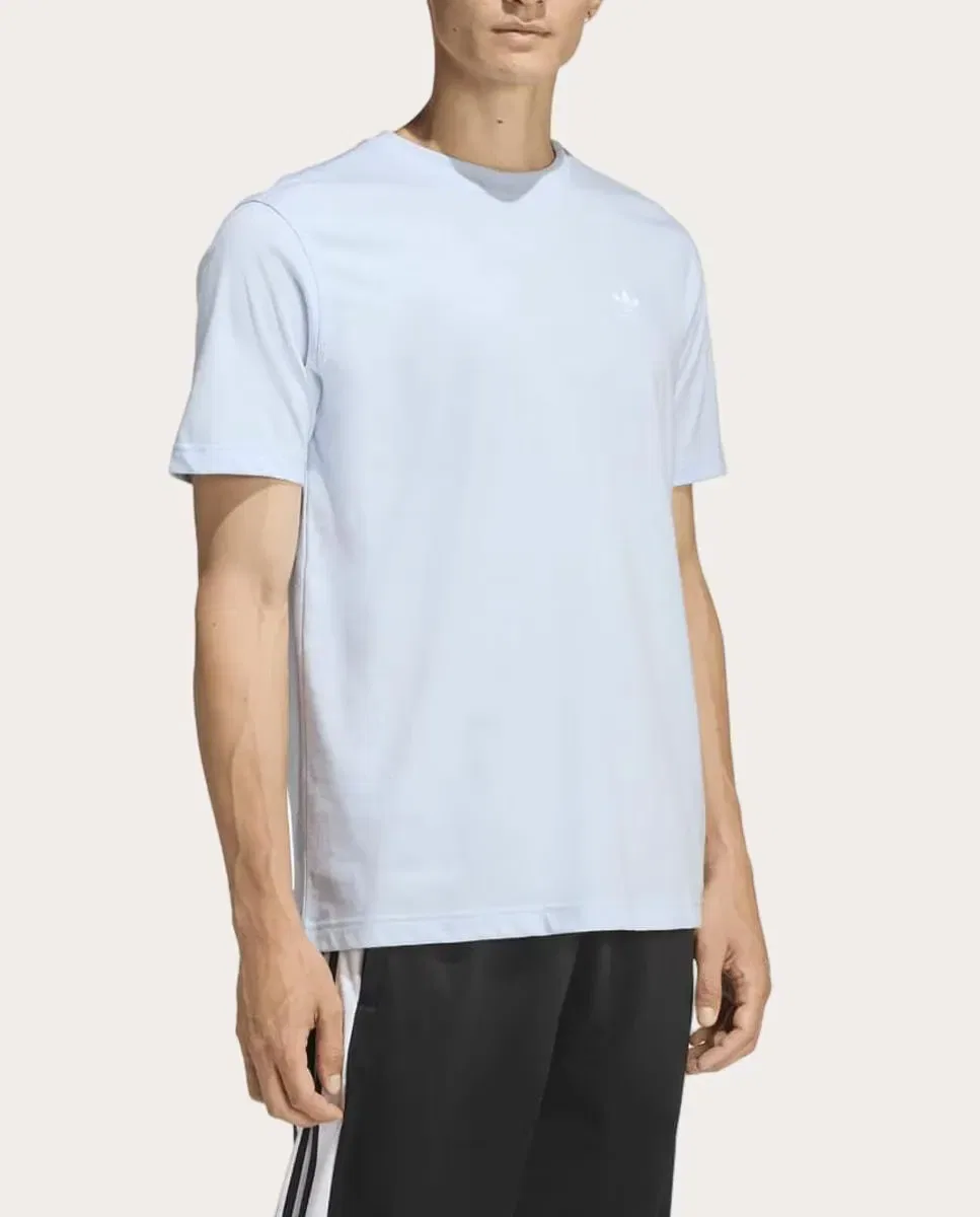 Мужская футболка с принтом Trefoil Essentials adidas, Azul