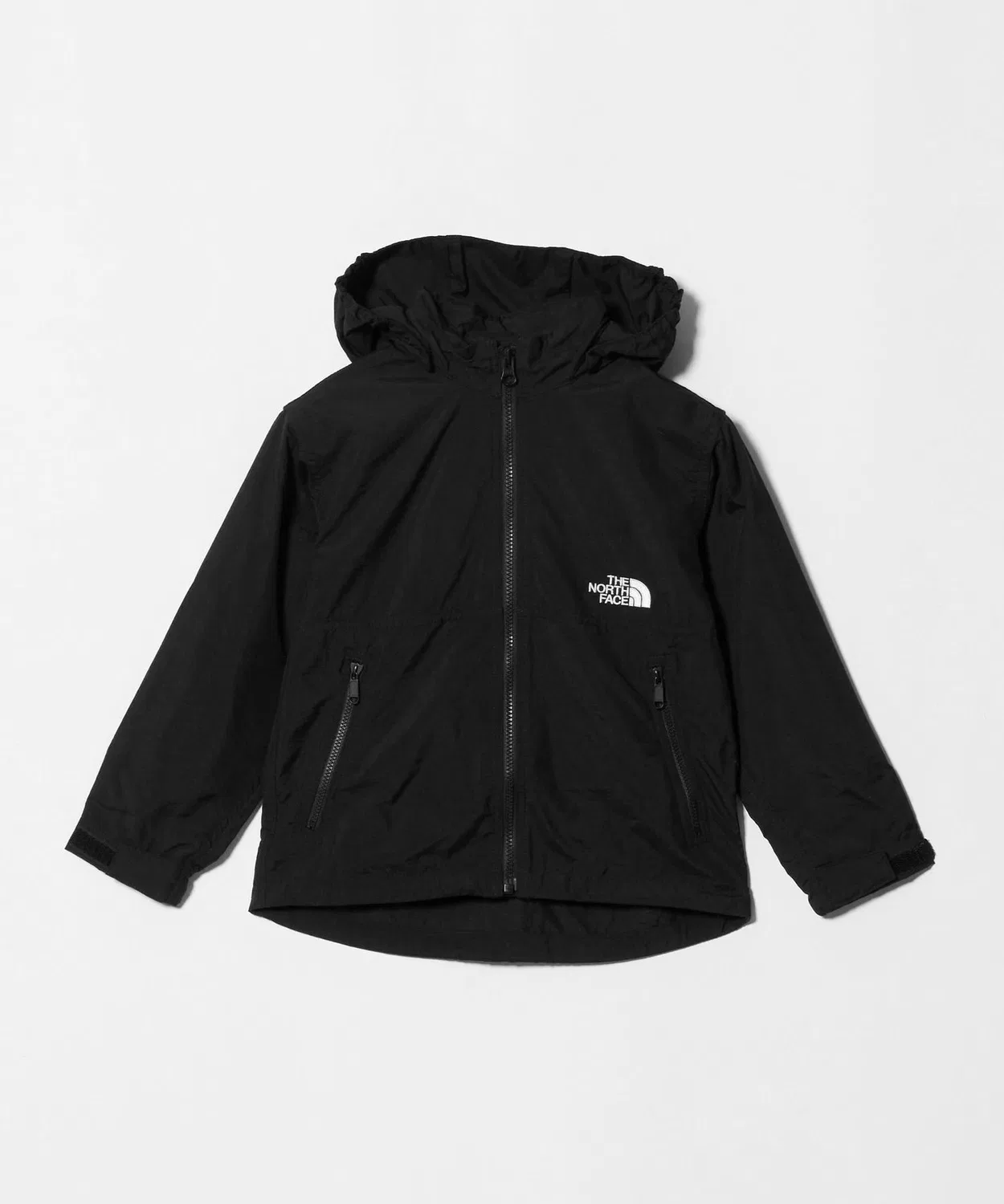 Детская куртка-ветровка с капюшоном, модель Compact Jacket THE NORTH FACE, Black