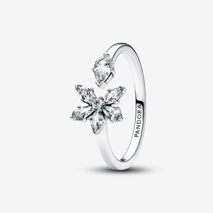 

Кольцо Pandora Timeless Sparkling Herbarium Cluster Open, серебро