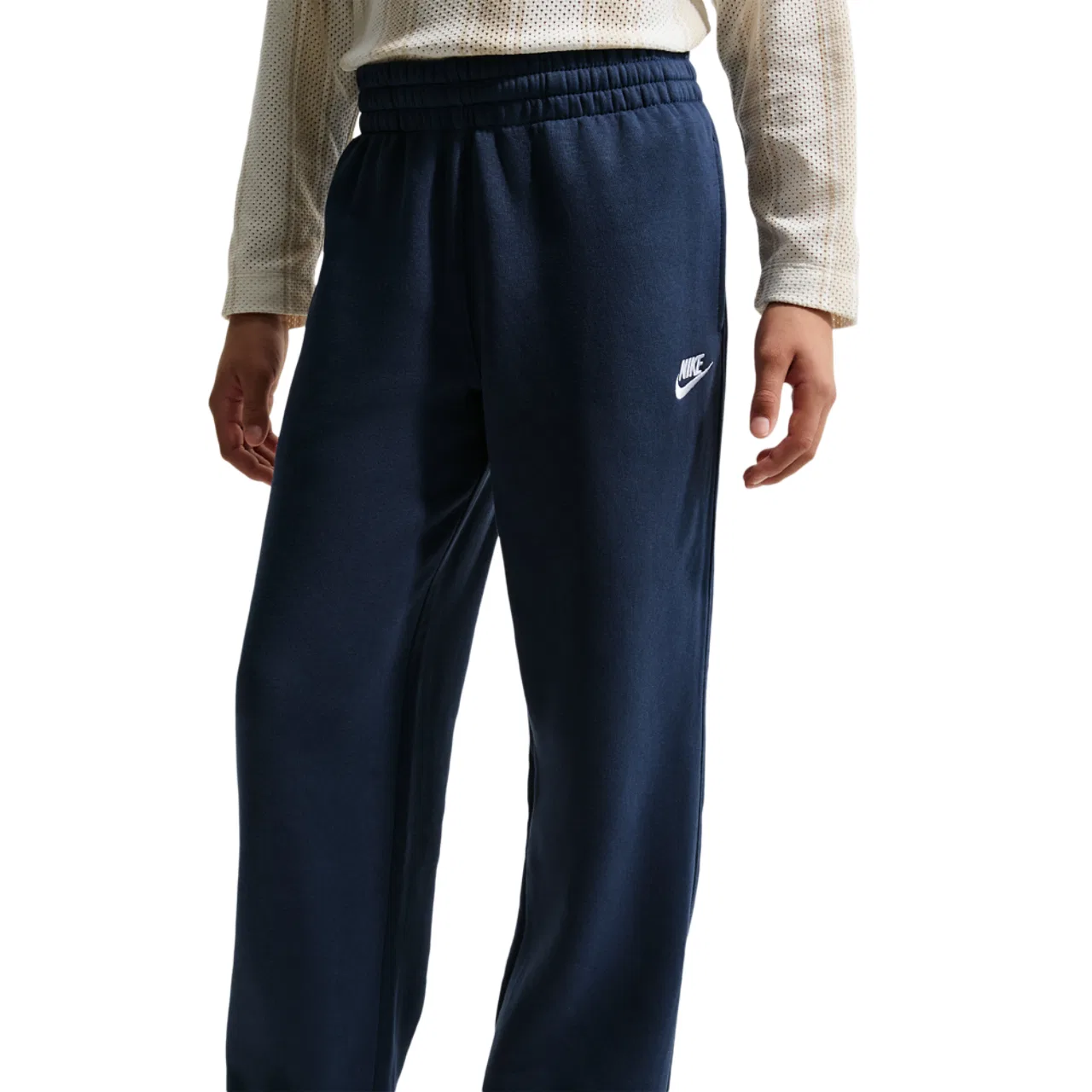 Детские штаны для мальчиков свободного кроя NSW Loose Oh LBR Nike, Midnight Navy/White