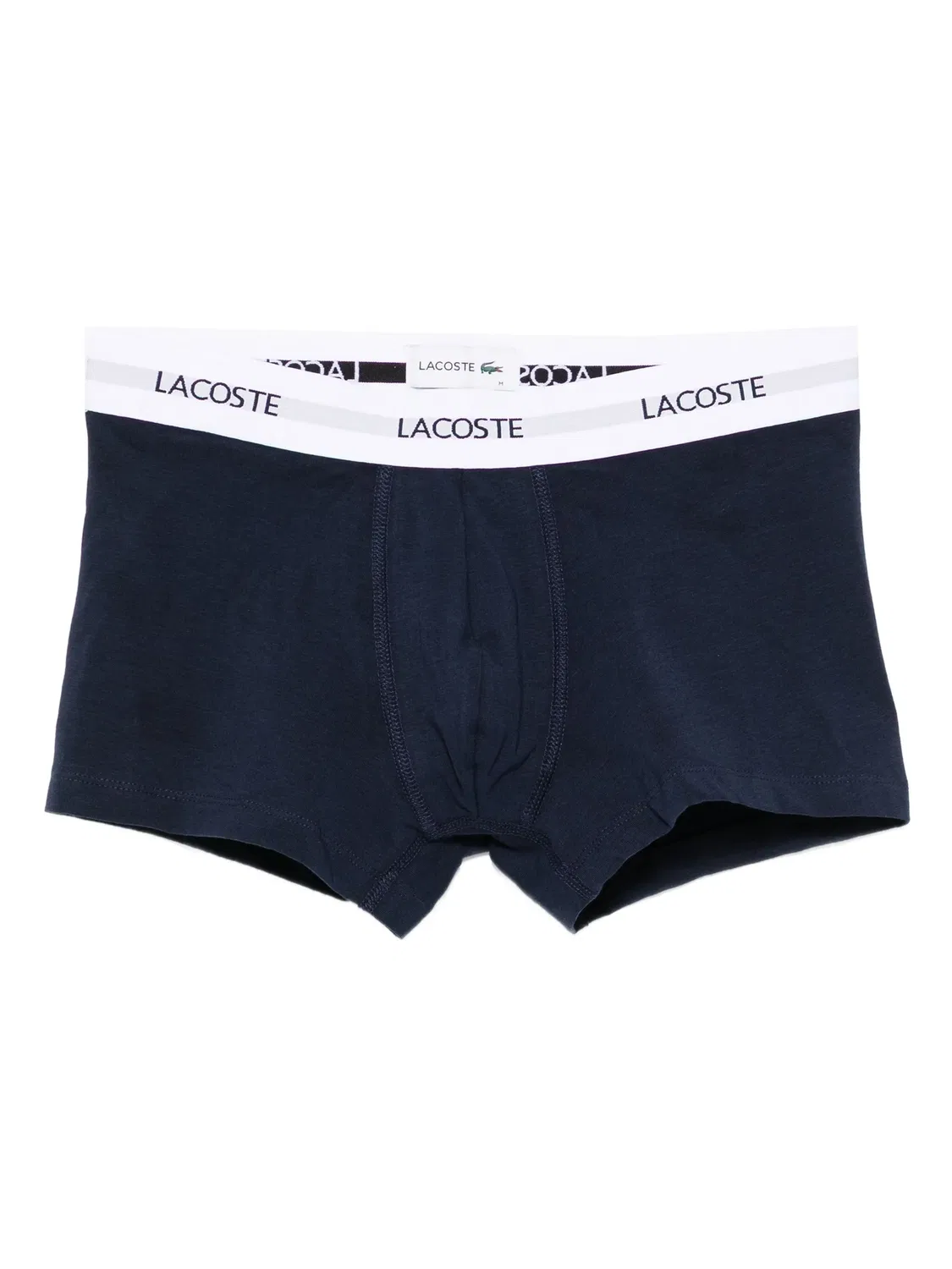Набор из трех хлопковых боксеров Lacoste, голубой — фото 2
