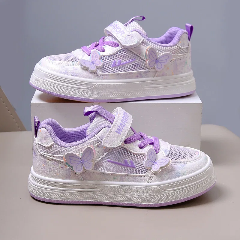 Детские кеды для скейтбординга White Purple WARRIOR — фото 4
