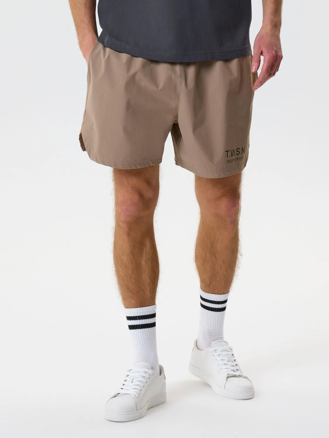 Обычные брюки Two Soon, Light Brown — фото 4