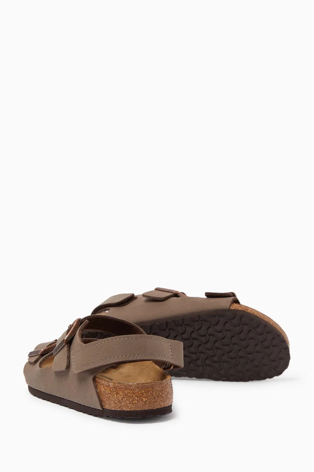 Сандалии на пряжке Milano Birkenstock, бежевый — фото 3