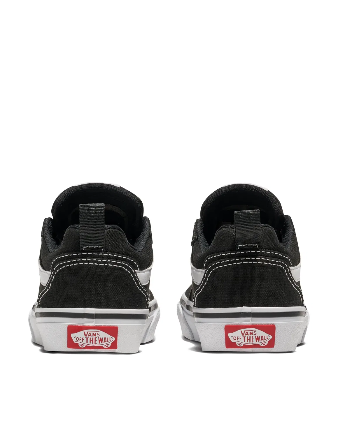 Детские высокие кеды для мальчиков Filmore Vans, Black And White — фото 3