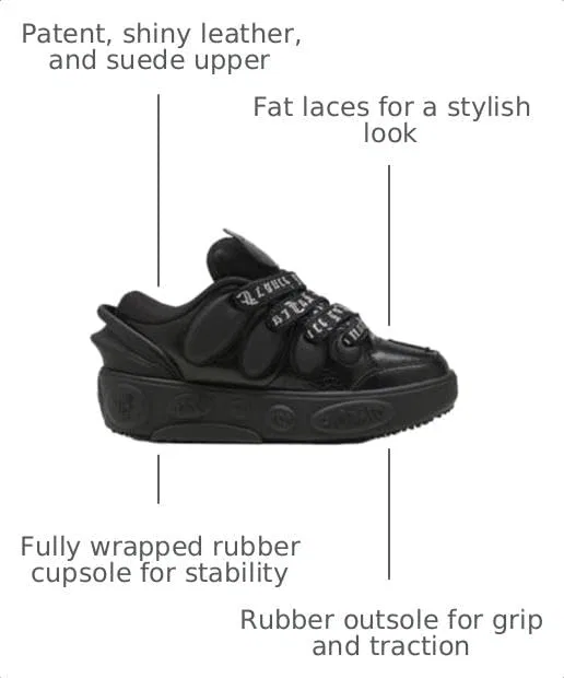 Детские кроссовки для мальчиков на шнуровке La Francé PUMA, Black — фото 3