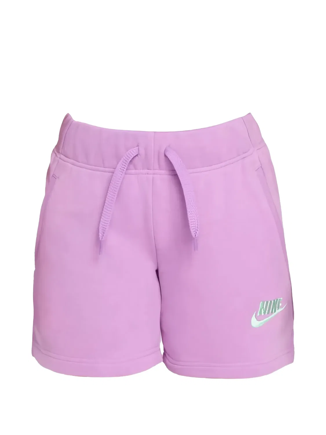 Спортивные шорты Sportswear Club из французской махровой ткани с завязками Nike Kids, фиолетовый