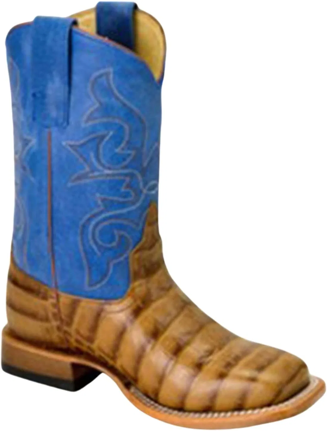 Детские ботинки для мальчиков с широким квадратным носком Horsepower Royal Sinsation Western Boot HORSE POWER, Tan