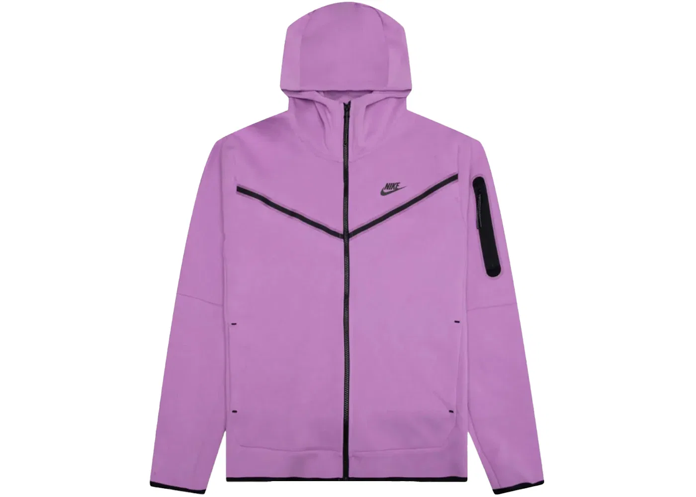 Мужская худи с длинным рукавом Nike, Violet Shock/Black