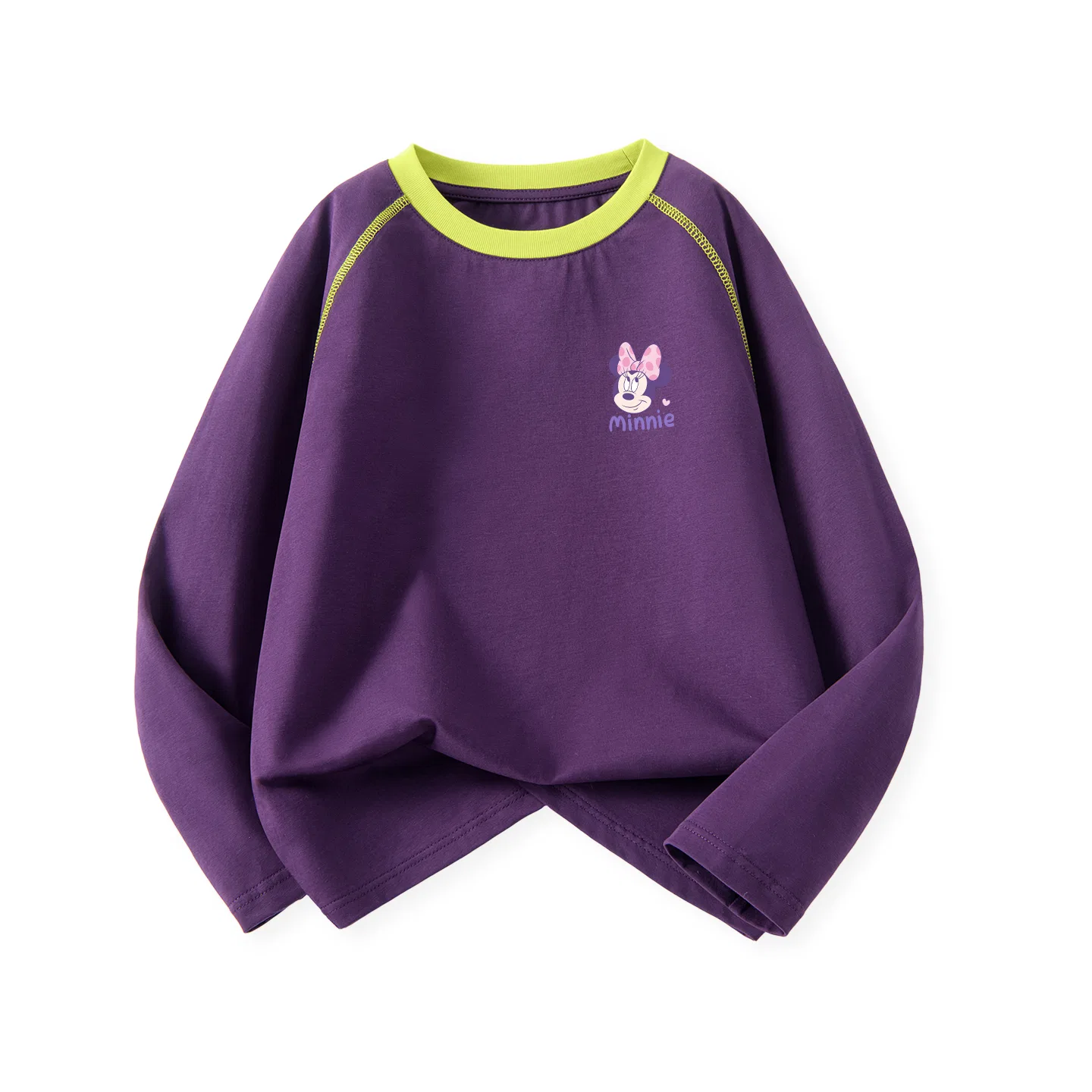 Детское футболка с круглым вырезом Disney, Цвет Di Qipini K Mulberry Purple