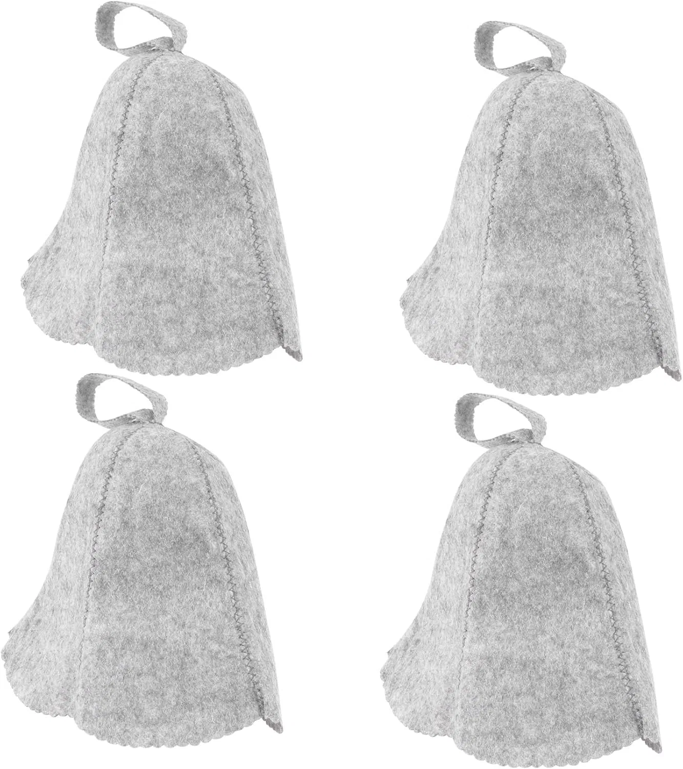 Шапочка для душа войлочная, Toyvian, 4 шт, 33x24 см