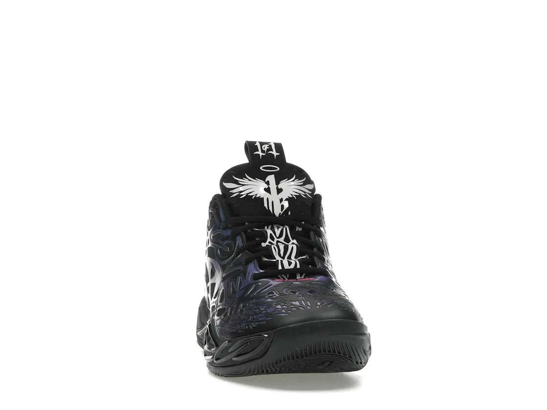 Детские кроссовки для мальчиков с агрессивным дизайном Puma LaMelo Ball MB.04 Puma, Black/Blue — фото 2