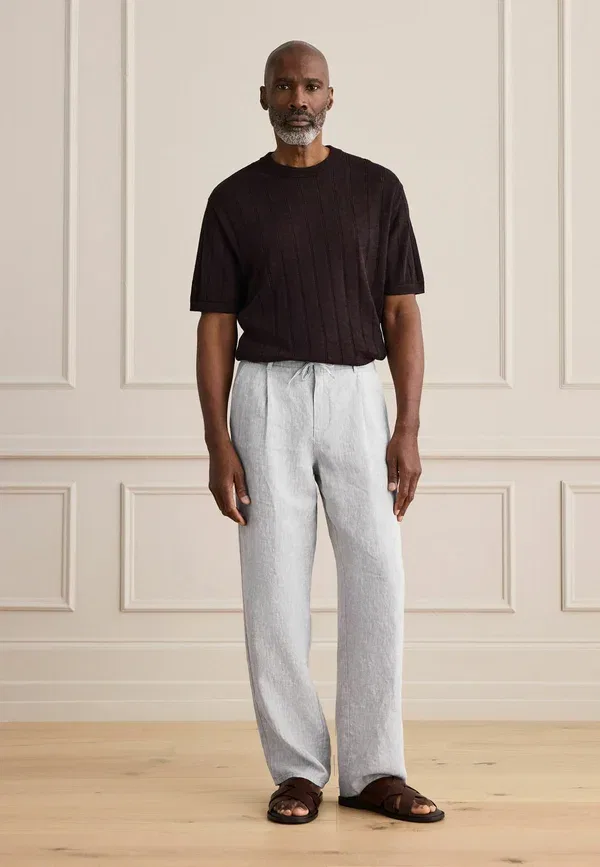 Брюки льняные Trousers Next Light Grey, светло-серый