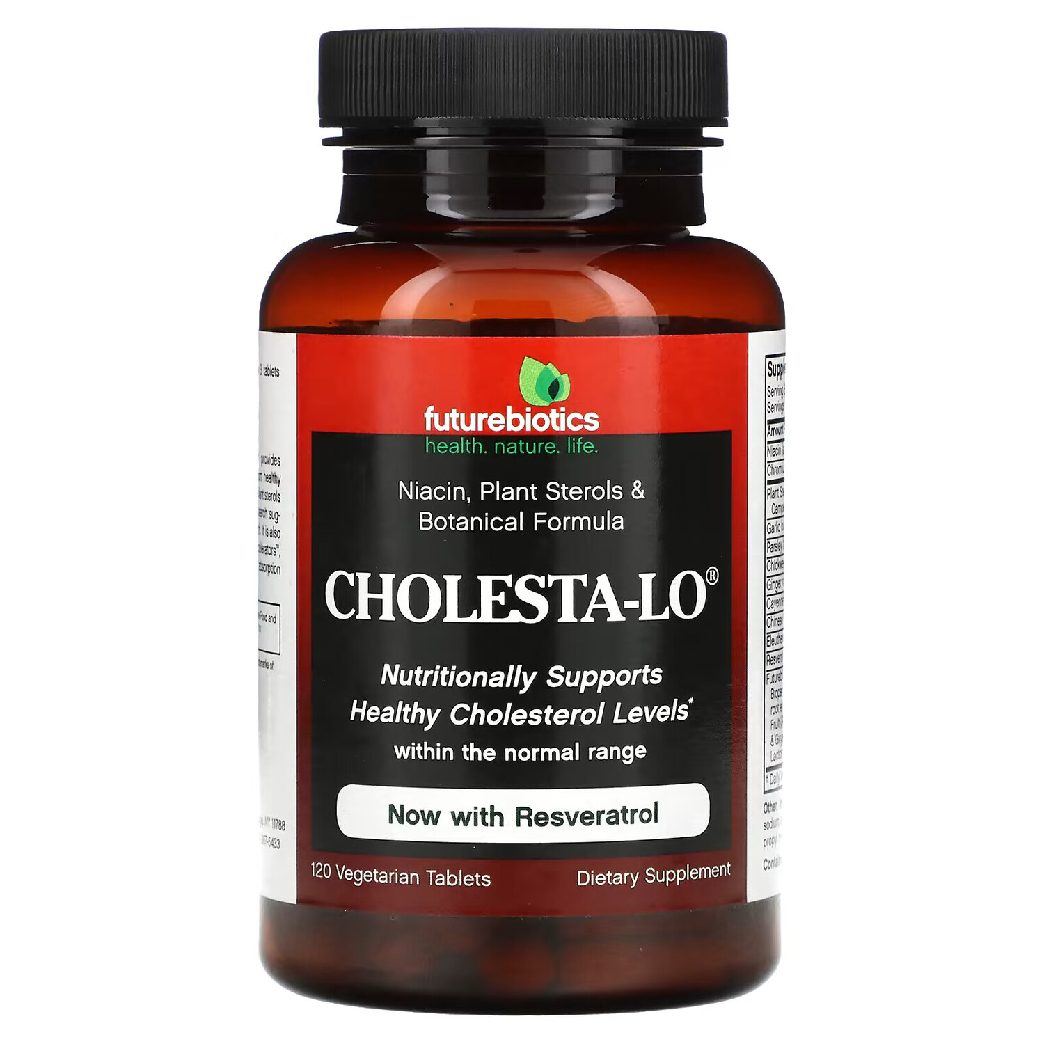 

FutureBiotics, Cholesta-Lo, 120 вегетарианских таблеток