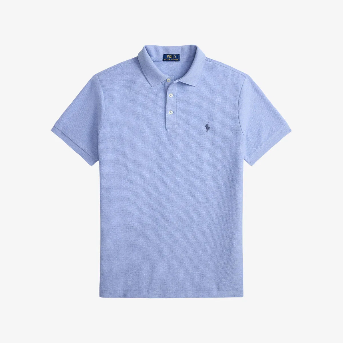 Хлопковая рубашка-поло с вышитым логотипом Polo Ralph Lauren