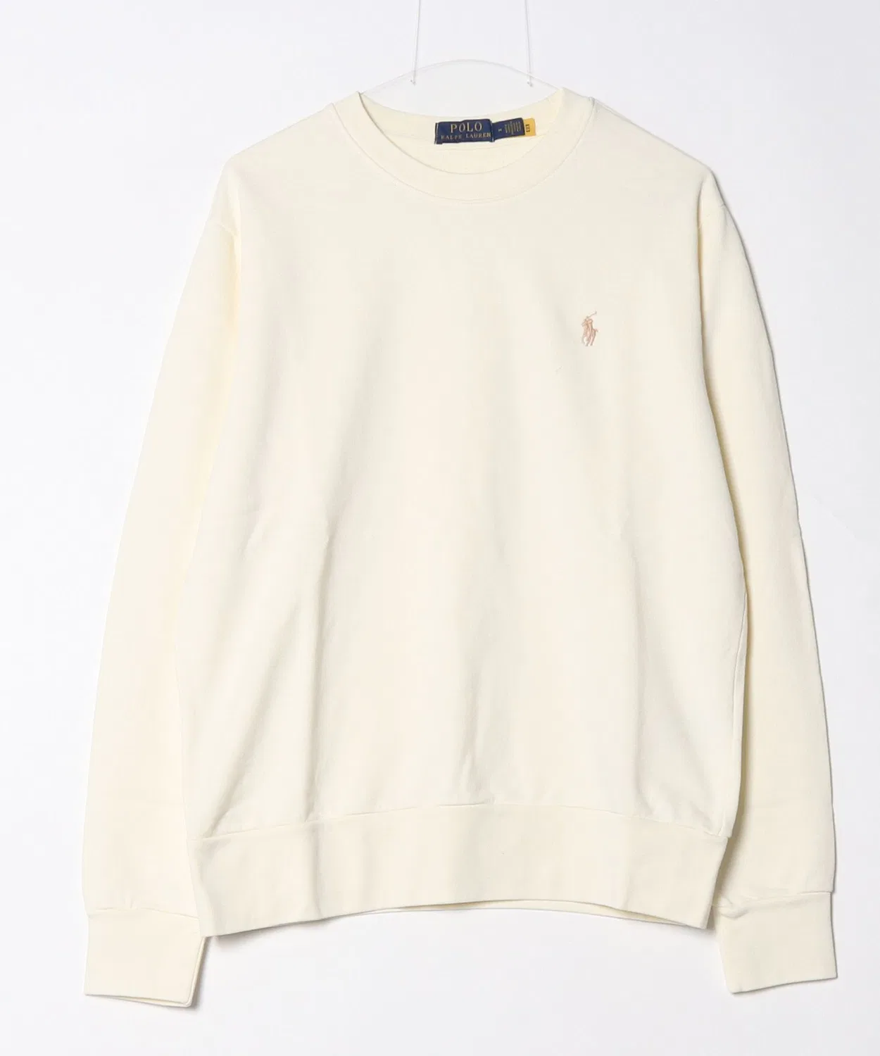 Мужской свитшот с длинным рукавомLoopback Fleece POLO RALPH LAUREN, Natural — фото 3