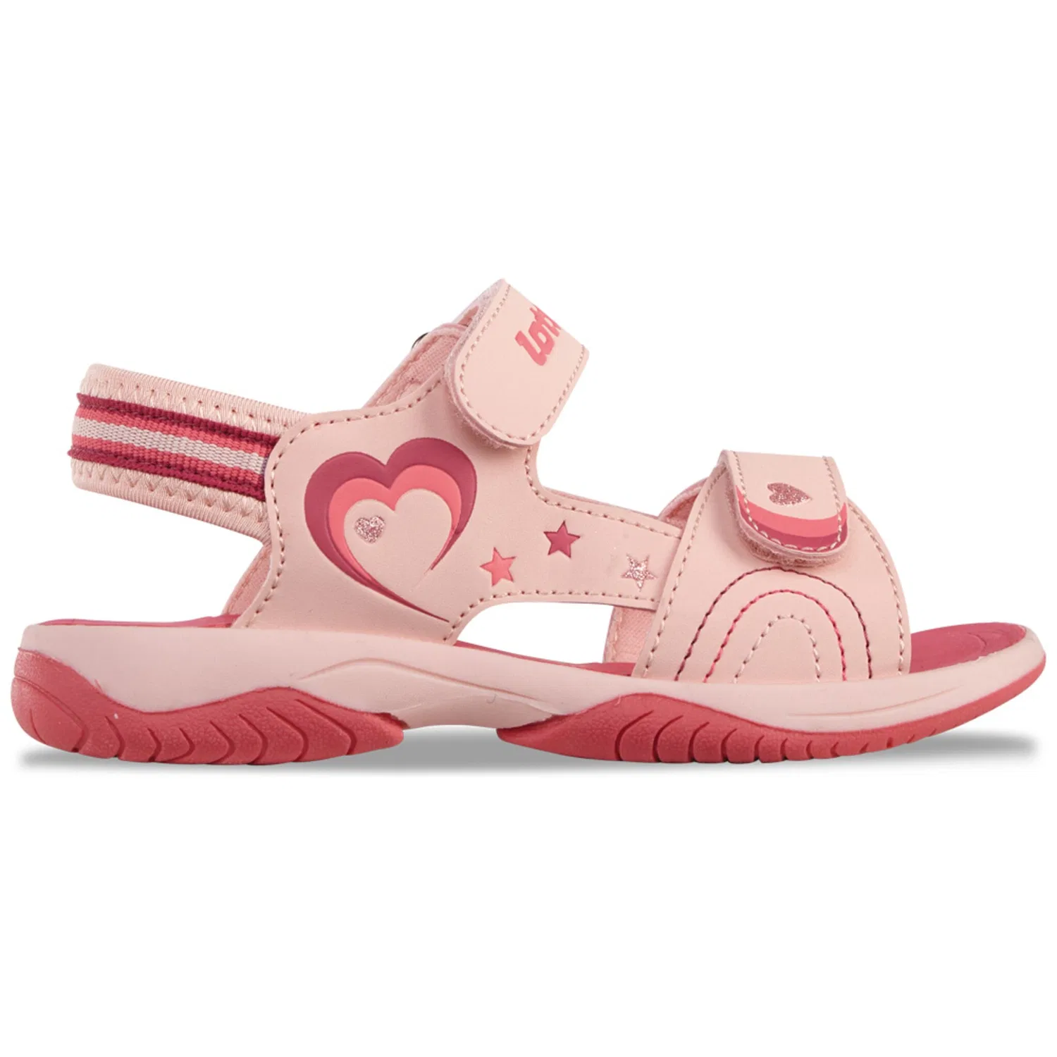 Детские сандалии с фиксацией пятки Lotto, Rose Pink