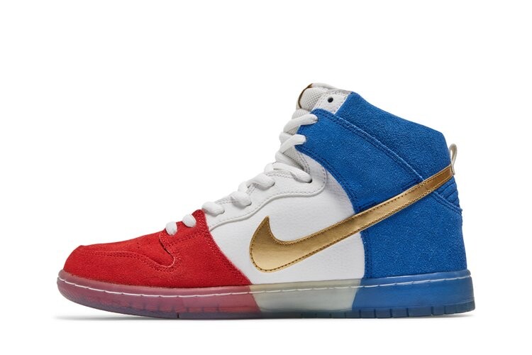 Кроссовки Nike SB Dunk High 'Trico', белый — фото 3