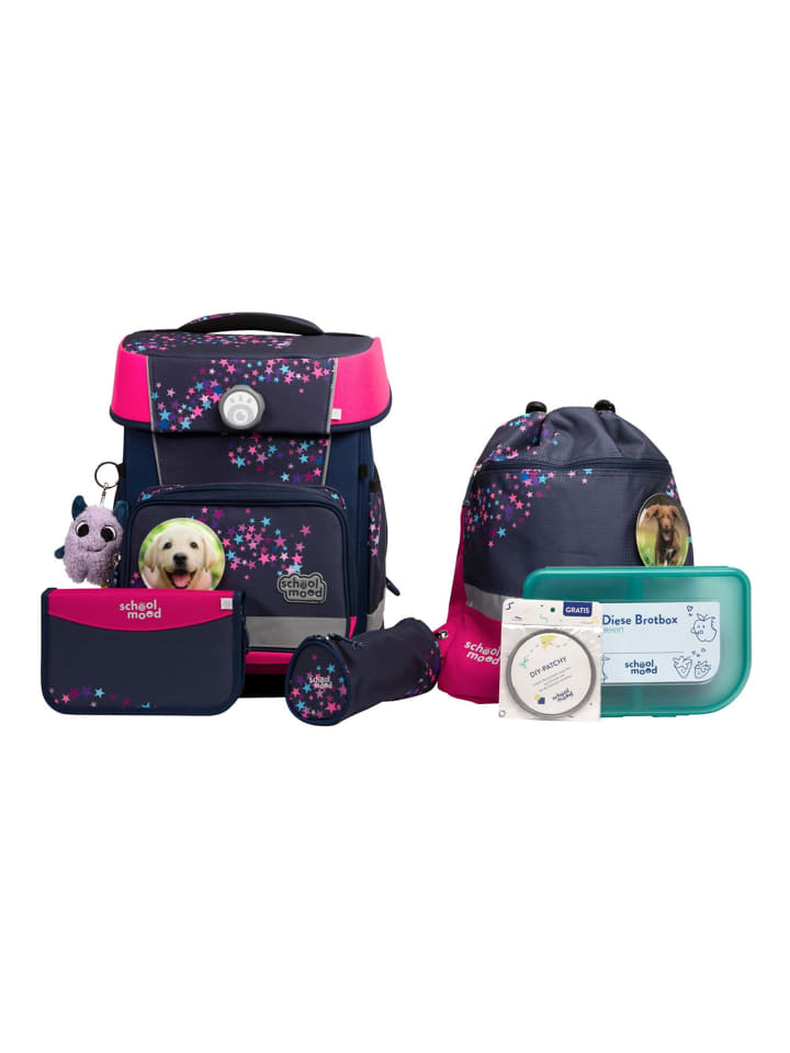 

SCHOOL-MOOD Школьный рюкзак Champion Pro из 7 предметов, цвет «собака»