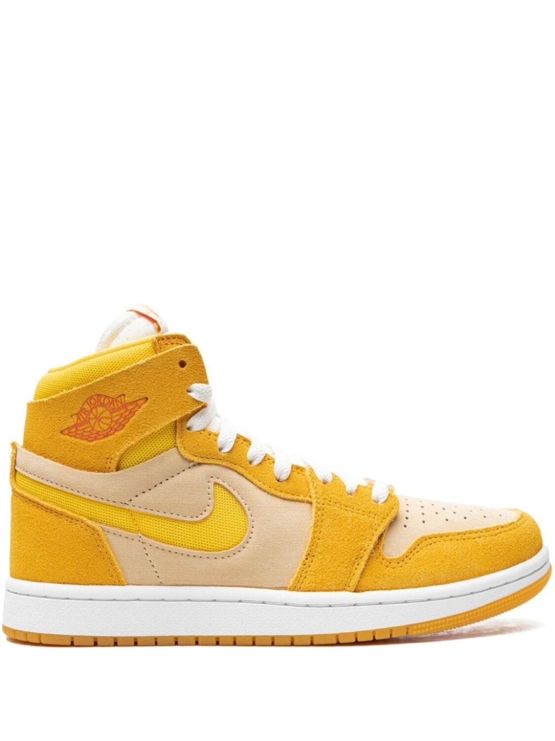 

Jordan кроссовки Air Jordan 1 Zoom Air CMFT 2 Yellow Ochre/Tour Yellow-Pale Vanilla-Safety, желтый