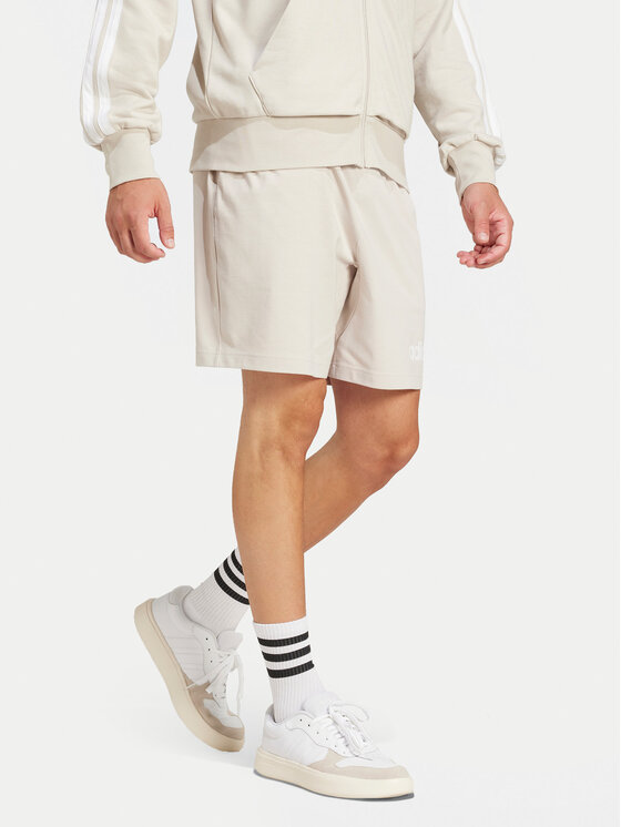 

Спортивные шорты обычного кроя Essentials Linear JC9346 Adidas, бежевый