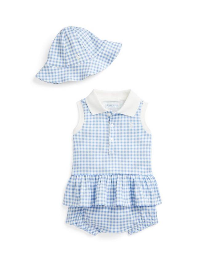 

Детские шорты-тройки Ralph Lauren, цвет Blue Gingham
