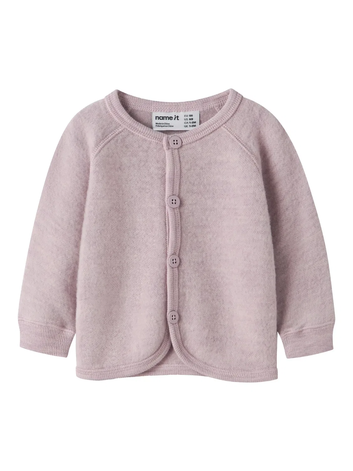 Кардиган вязаный Violet Ice Name It, фиолетовый