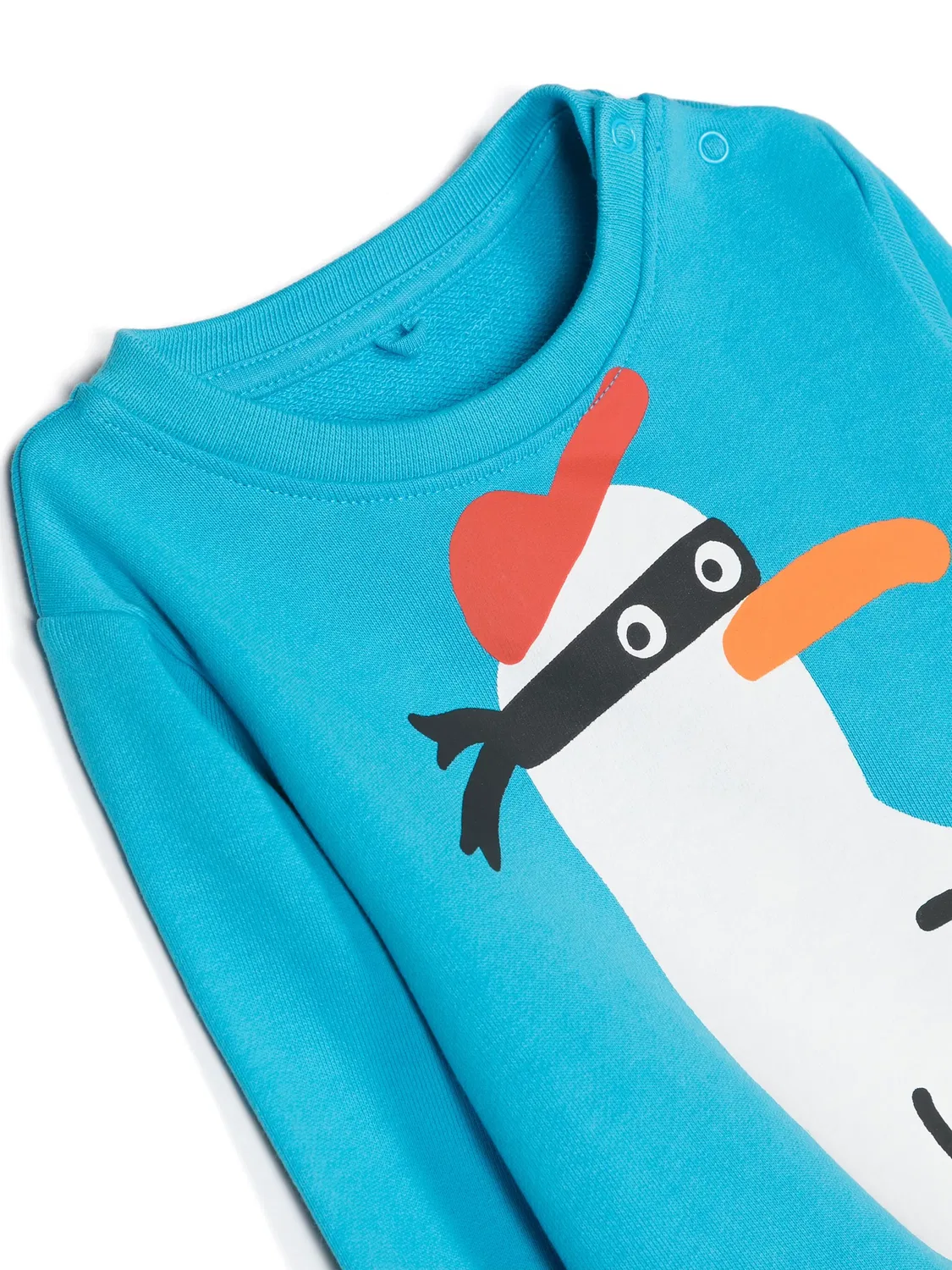Свитшот Seagull Bandit из хлопка Stella McCartney, голубой — фото 3