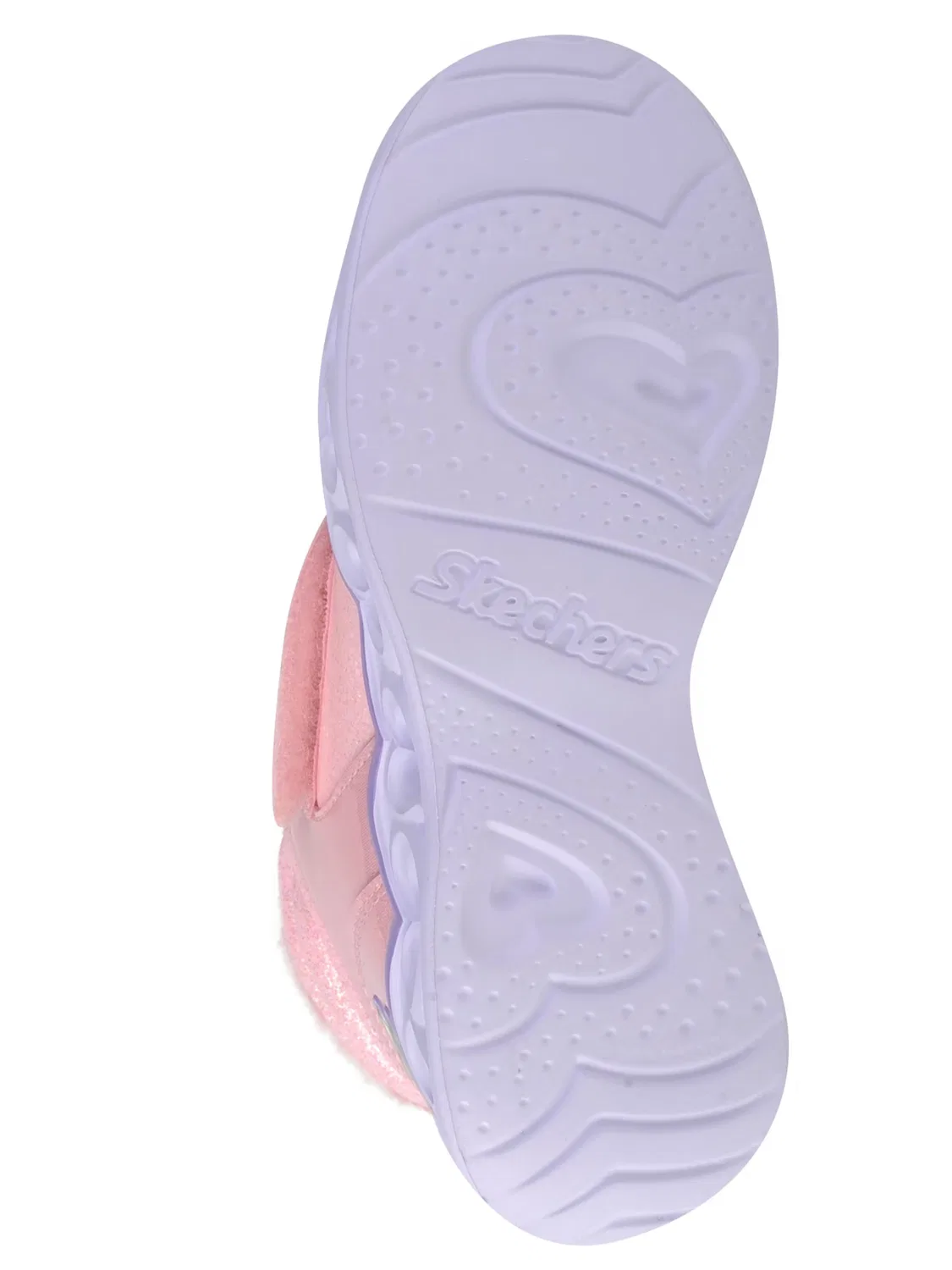 Ботинки SKECHERS Skechers Heart Lights - Brilliant Rainbow розового цвета — фото 3