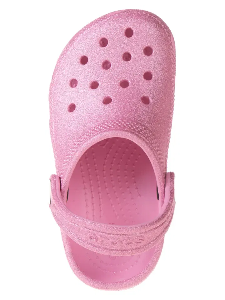 Сабо Classic Glitter Crocs, розовый — фото 4