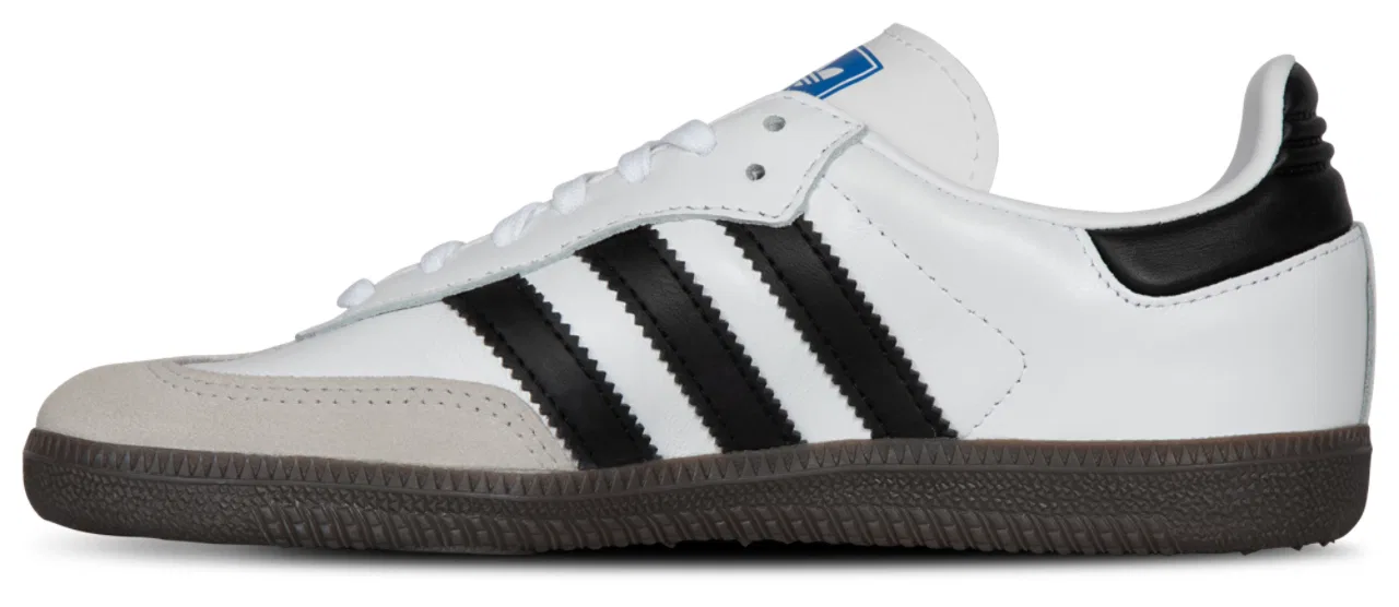 Кеды для мальчиков Samba Adidas, цвет White/Core Black/Gum — фото 2