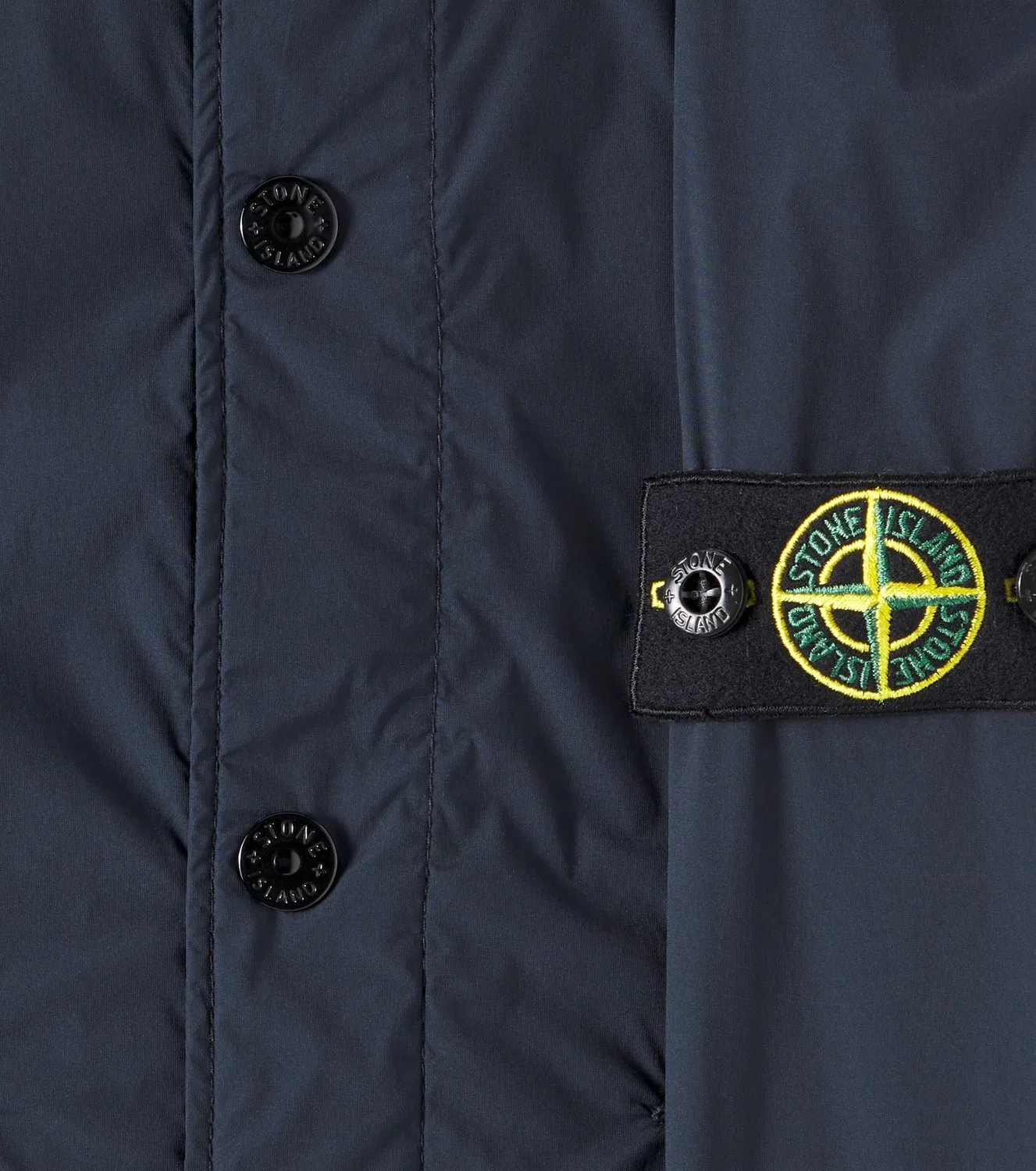 Легкая куртка с принтом Compass Stone Island Junior, синий — фото 3