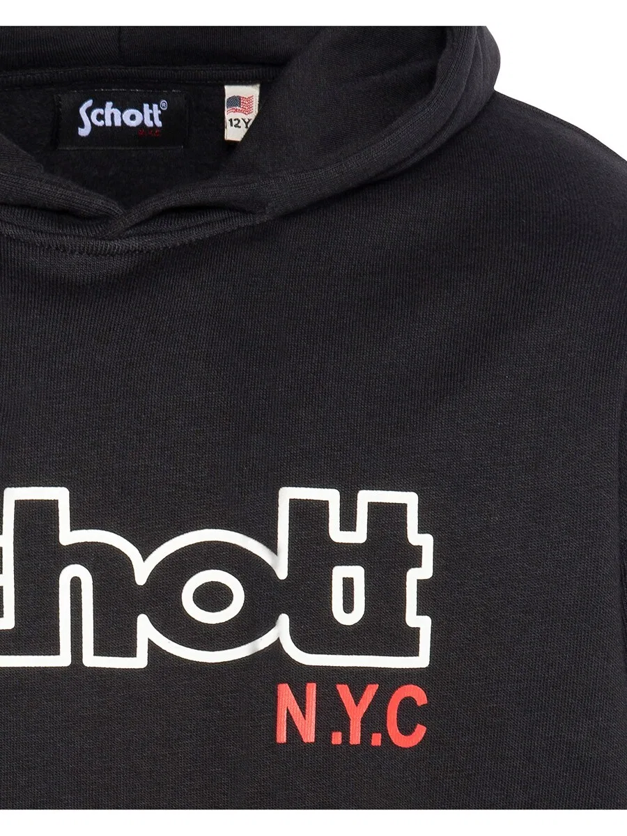 Толстовка Schott NYC черного цвета — фото 2