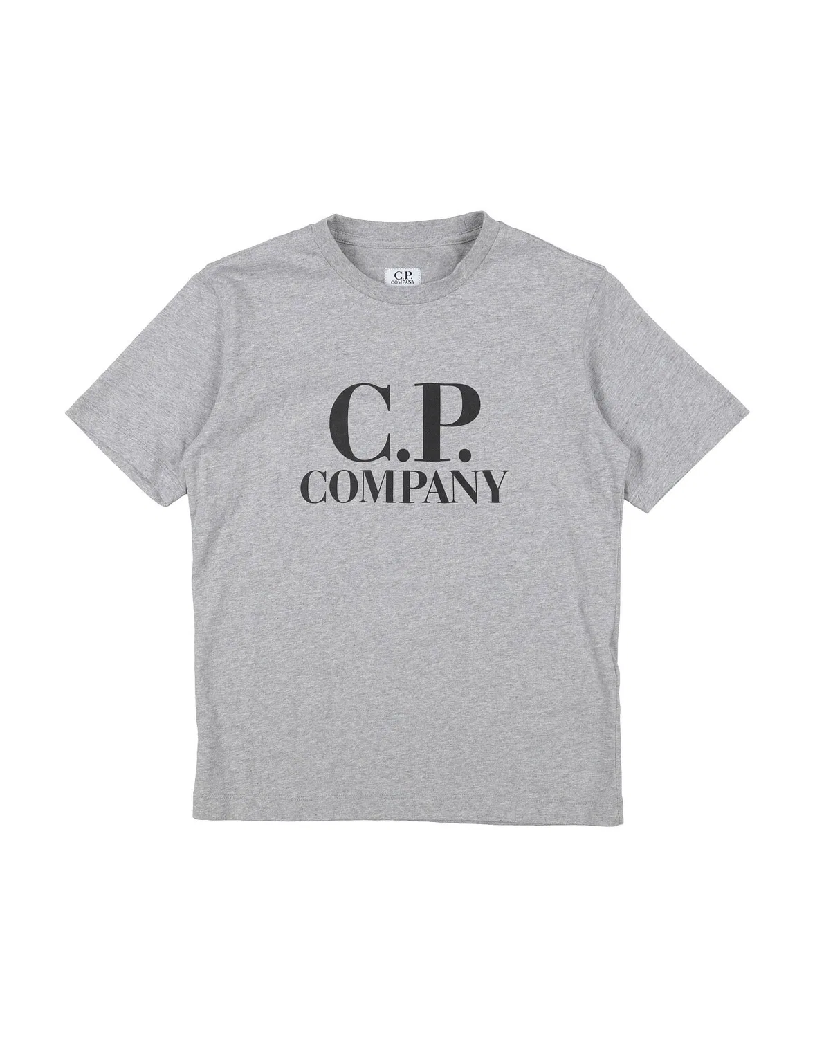 Детская футболка с принтом C.P. Company, светло-серый