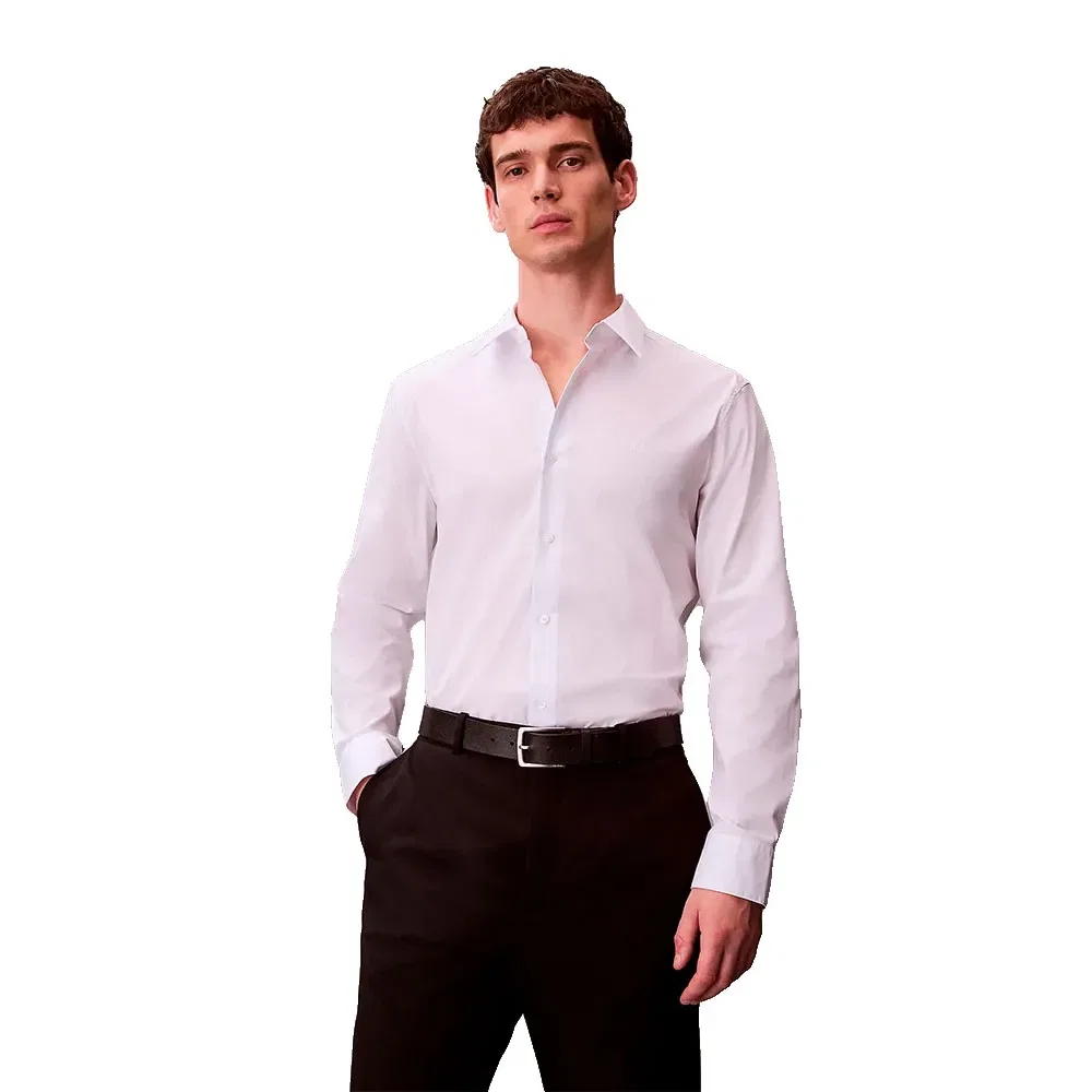Рубашка с длинным рукавом Calvin Klein, белый