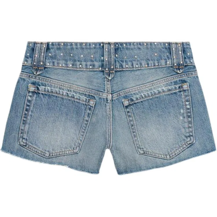 Женские джинсовые шорты Indigo ZARA — фото 3