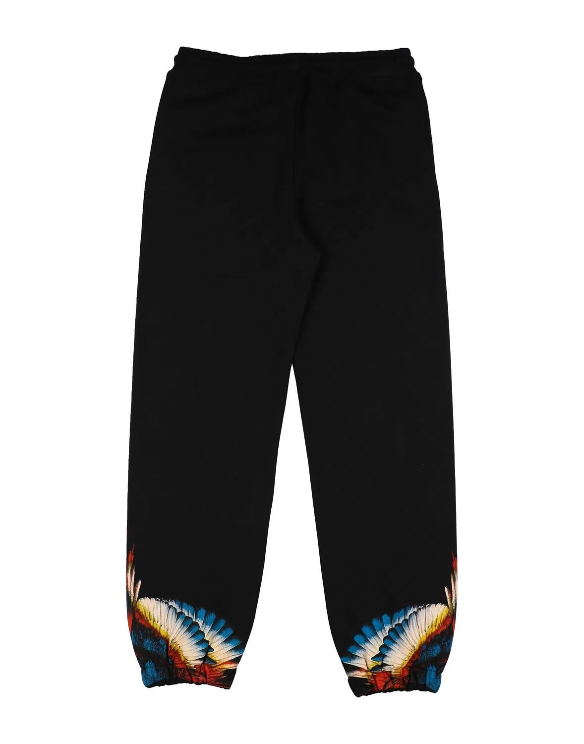 Детские штаны из футера с принтом Marcelo Burlon, черный — фото 2